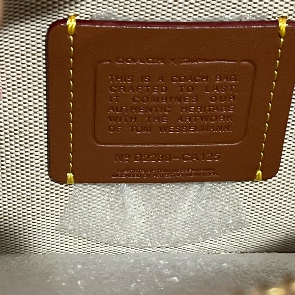 SALE COACH X TOM WESSELMANN Rogue 25 Satchel Crossbody CA125 NWT SHIPS FREE 🦋🦋 - Picture 13 of 15